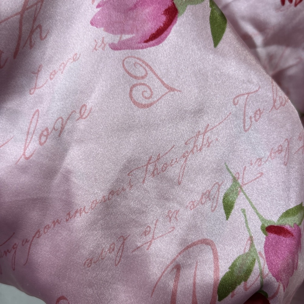 Valerie Stevens women's XL Pink floral Love Notes pajama set long sleeve pants - Picture 6 of 14